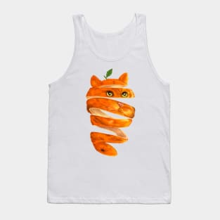 Orange Cat Tank Top